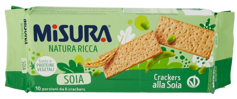 CRACKERS MISURA PROTEIN SOIA GR.400               