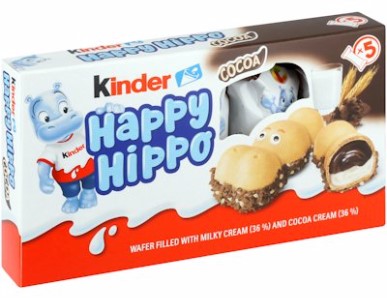 FERRERO KINDER HAPPY HIPPO CACAO T5X10            