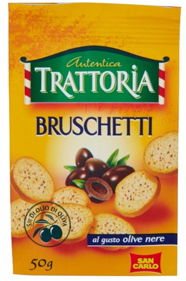 TRATTORIA BRUSCHETTI OLIVE GR.50                  