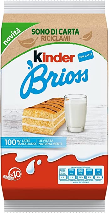 FERRERO KINDER BRIOSS LATTE T10                   