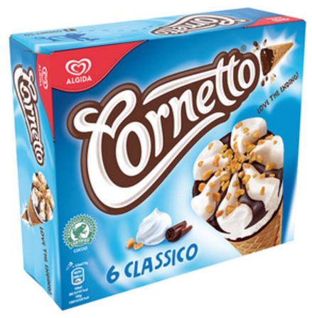 ALGIDA CORNETTO CLASSICO NEW X6 G450              