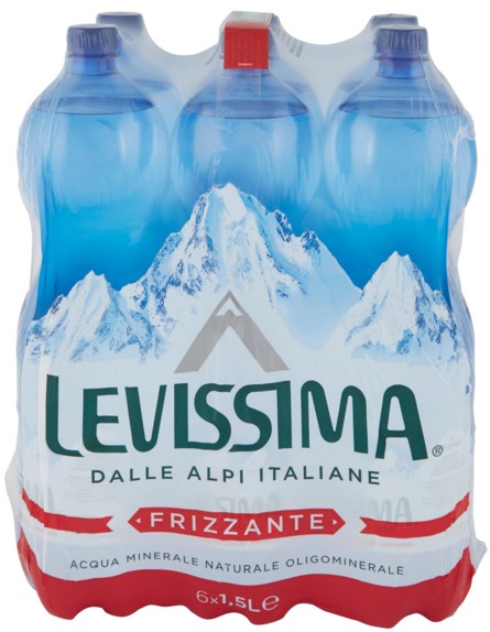 ACQUA LEVISSIMA FRIZZANTE PET LT1,5               