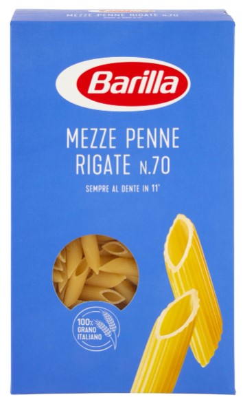 PASTA BARILLA N.70 MEZ.PENNE GR500                