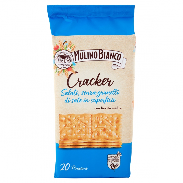 CRACKERS M.BIANCO NON SALATI GR.500               