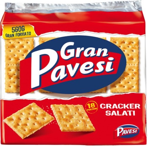 CRACKERS GRAN PAVESI SALATI GR.560                