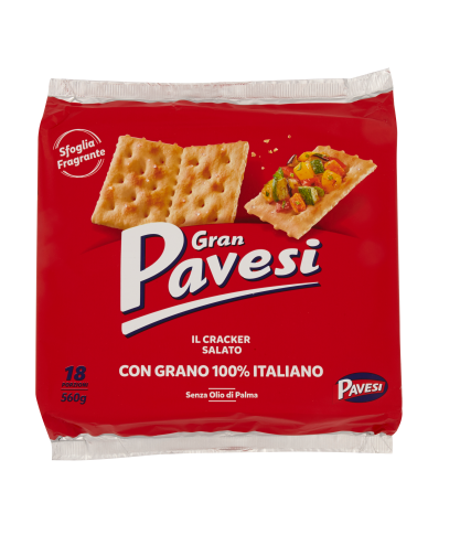 CRACKERS GRAN PAVESI SALATI GR.560                