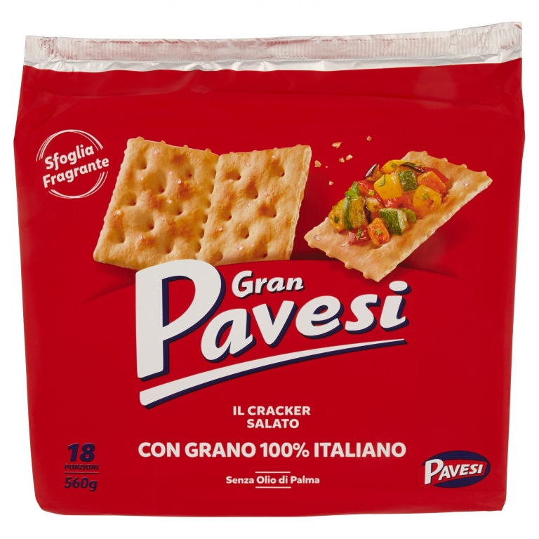 CRACKERS GRAN PAVESI SALATI GR.560                