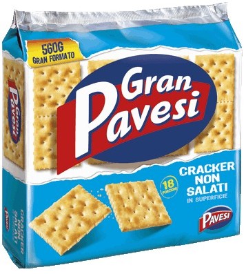 CRACKERS GRAN PAVESI NON SALATI GR560             