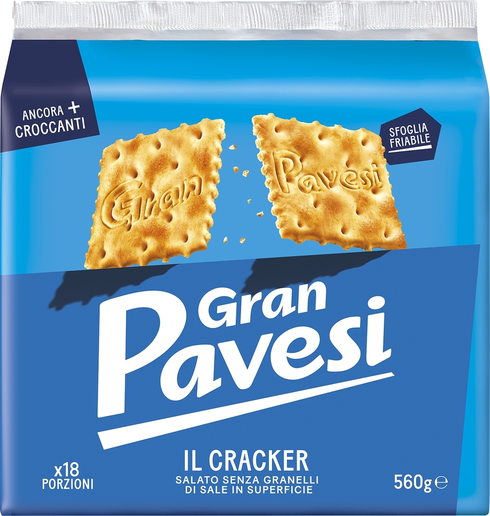 CRACKERS GRAN PAVESI NON SALATI GR560             