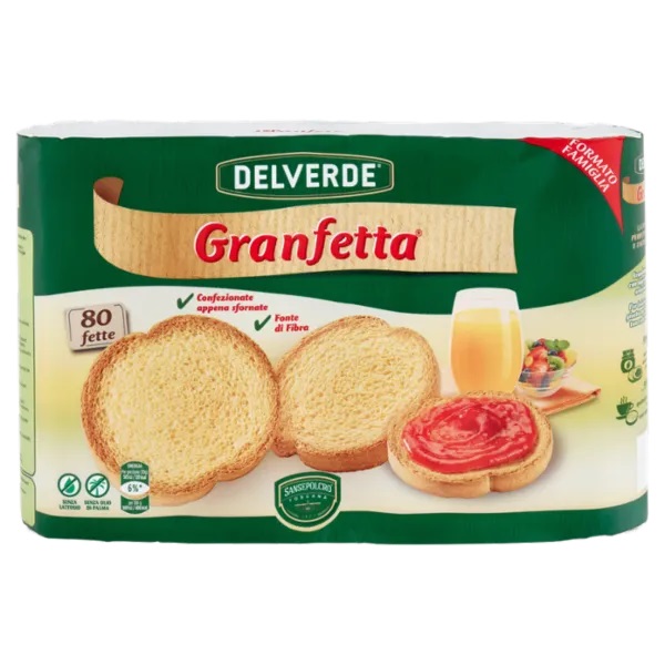 FETTE BISC.DELVERDE X80 GR600 DORATE              