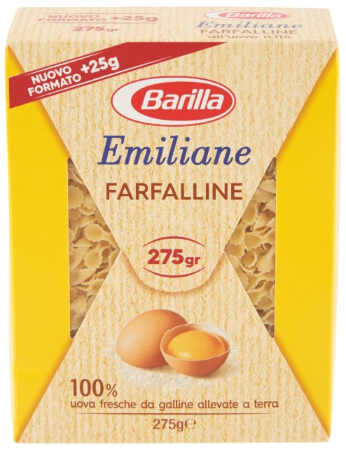 PASTA BARILLA N.114 FARFALL.UOVO GR250            