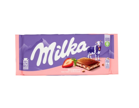 MILKA TAV.YOGURT/FRAGOLA 100G                     