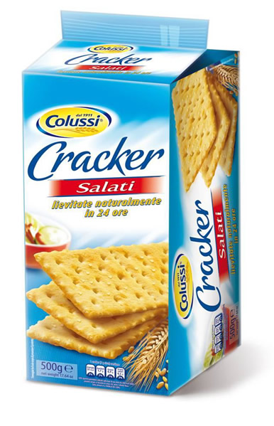 CRACKERS COLUSSI SALATI GR.500                    