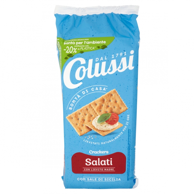 CRACKERS COLUSSI SALATI GR.500                    