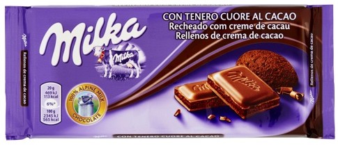 MILKA TAV.TEN.CUORE CACAO GR.100 (4045895)        