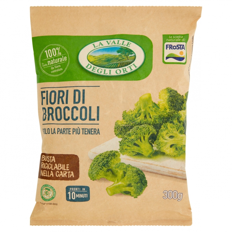 FIORI DI BROCCOLI V.D.O. GR.300                   