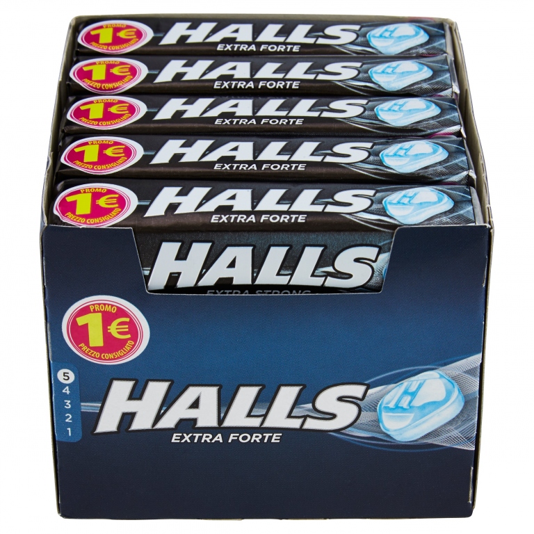 CARAMELLE HALLS STICK EXTRAFORTE T.1,30           