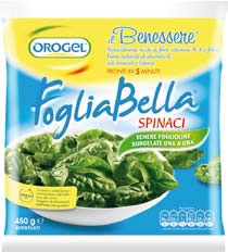 OROGEL SPINACI FOGLIA BELLA GR.450                