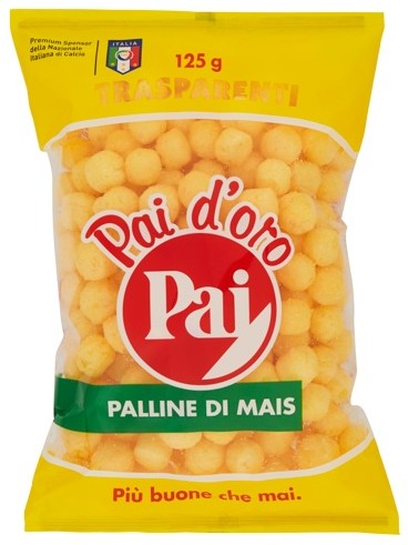 PATATINE PAI PALLINE GR. 125 TRASPARENTI          