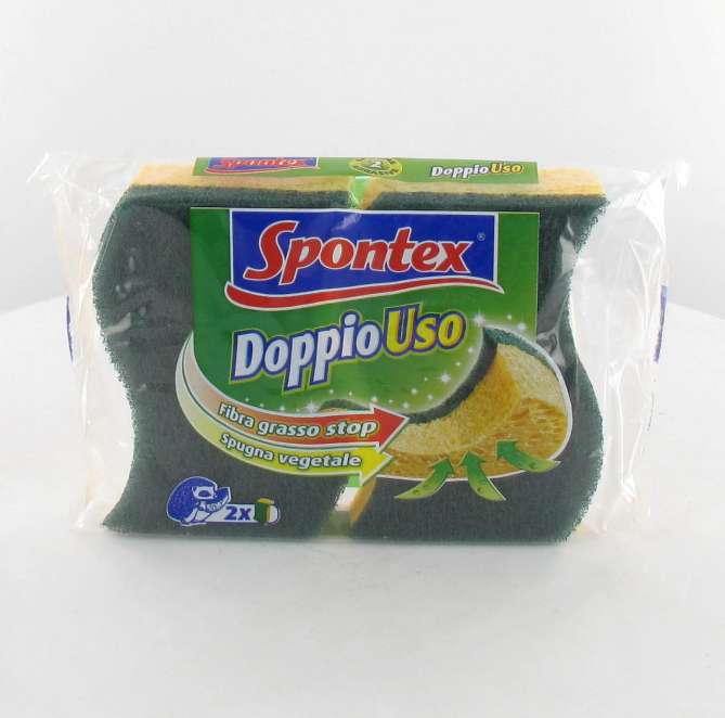 SPUGNA ABR.SPONTEX DOPPIOUSO X2                   