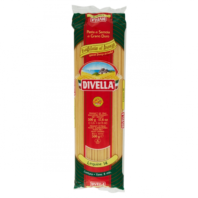 PASTA DIVELLA N.14 LINGUINE BRONZO GR500          