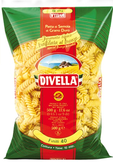 PASTA DIVELLA N.40 FUSILLI BRONZO GR500           