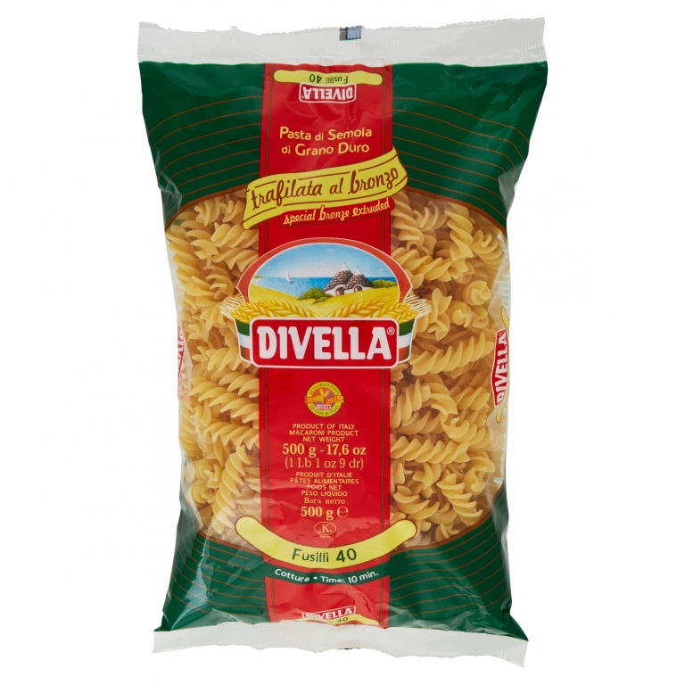 PASTA DIVELLA N.40 FUSILLI BRONZO GR500           