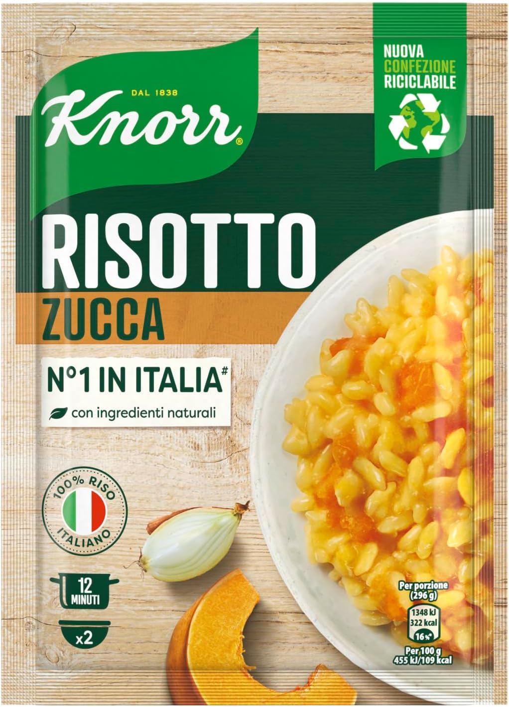 RISOTTO KNORR ALLA ZUCCA GR.175                   