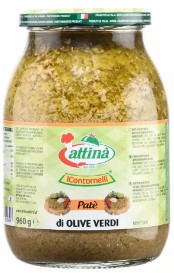 PATE' DI OLIVE VERDI ATTINA' GR.1062              