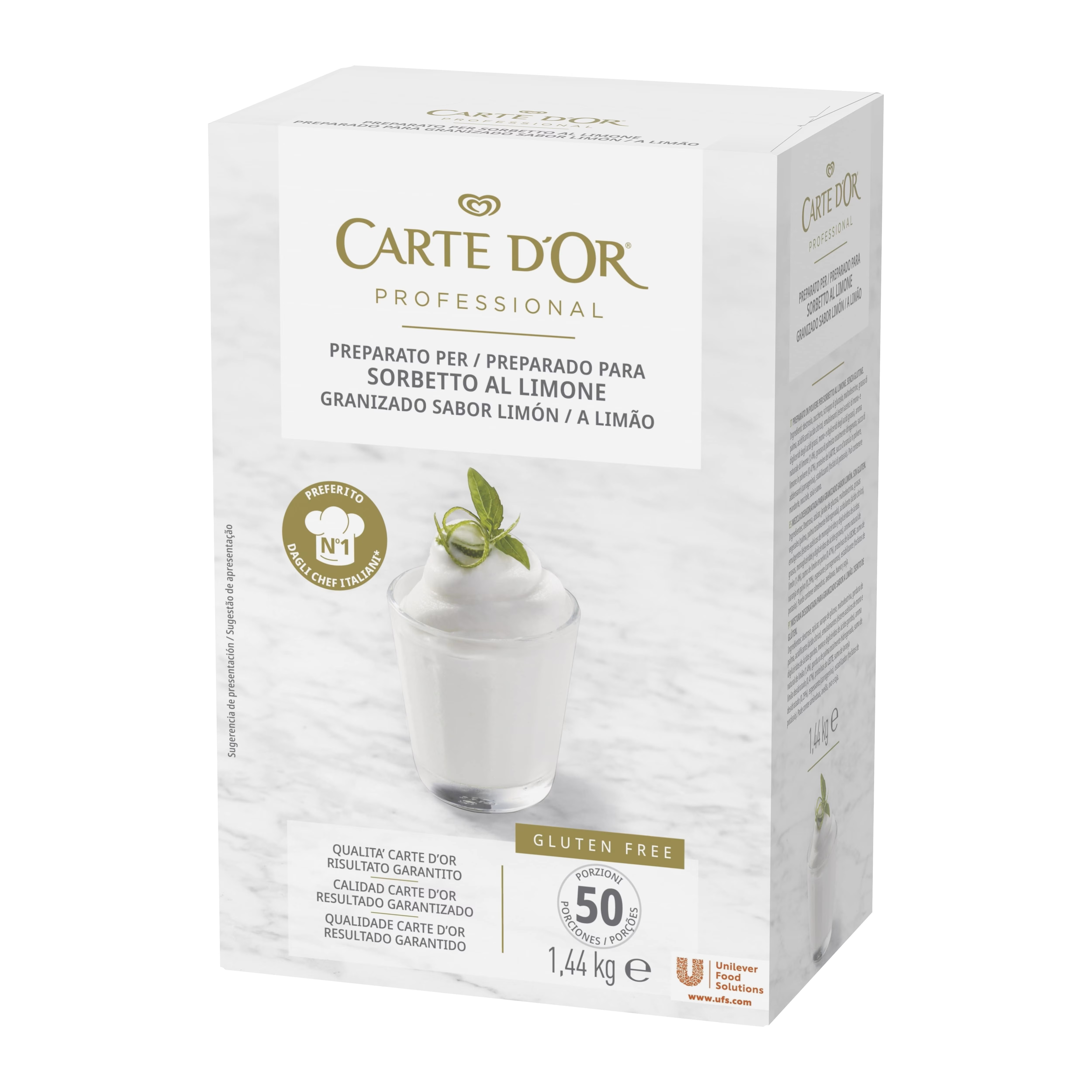 SORBETTO AL LIMONE CARTE D'OR GR1440              