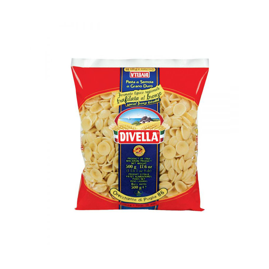 PASTA DIVELLA N.86 ORECCHIETTE DI PUGLIA GR.500   