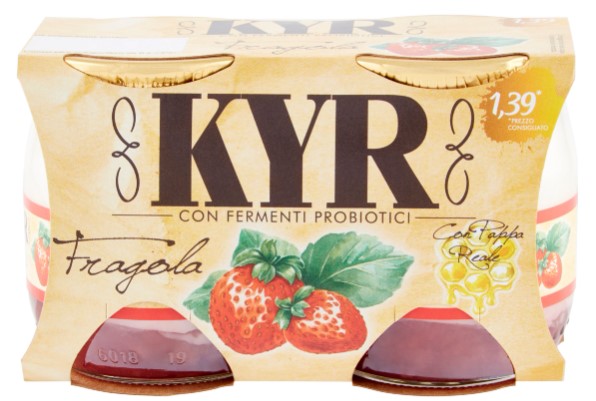 YOGURT PARMALAT KYR FRAGOLA GR.125X2              