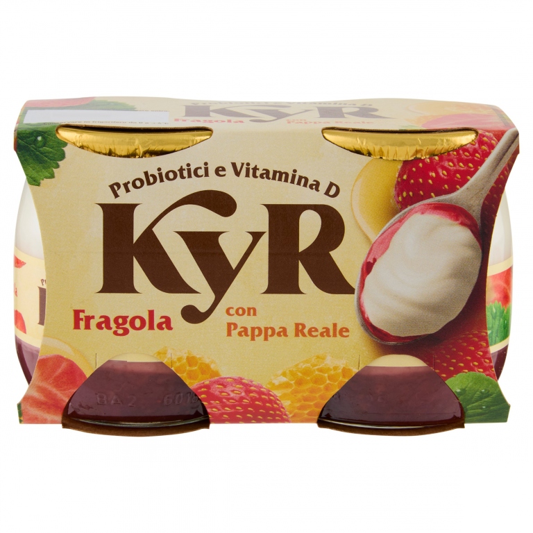 YOGURT PARMALAT KYR FRAGOLA GR.125X2              