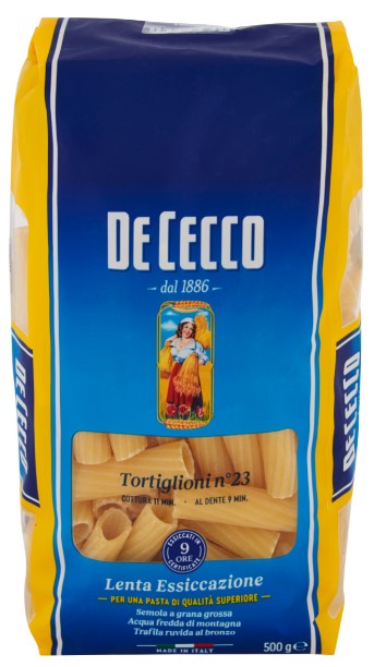 PASTA DE CECCO TORTIGLIONI N.23 GR500             