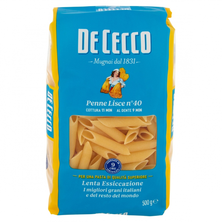 PASTA DE CECCO PENNE LISCE N.40 GR500             