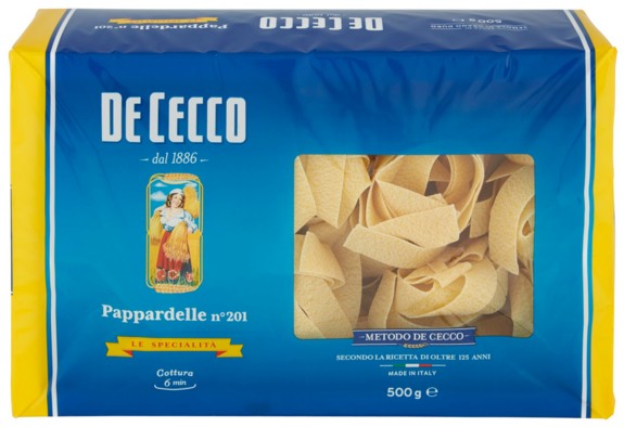 PASTA DE CECCO N.201 PAPPARDELLE GR.500 NIDI      