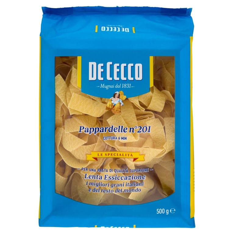 PASTA DE CECCO N.201 PAPPARDELLE GR.500 NIDI      