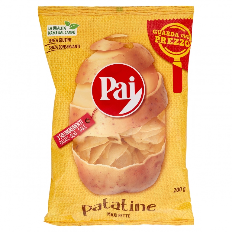 PATATINE TRASP. GR.200 PAI                        