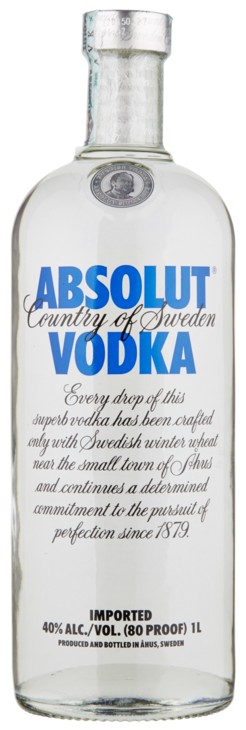 VODKA ABSOLUT CLASSICA CL100                      