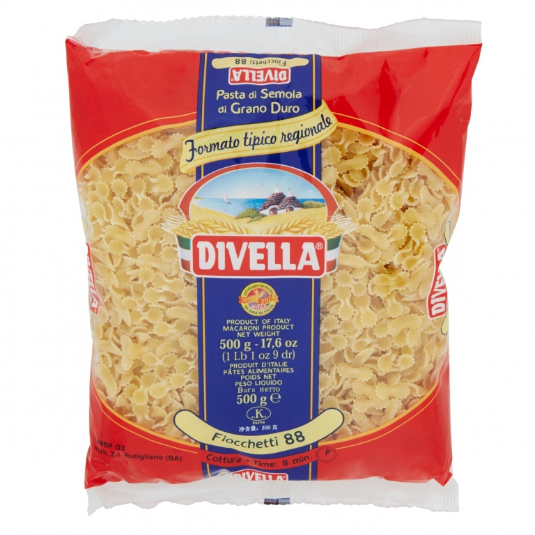 PASTA DIVELLA TIP. N.88 FIOCCHETTI GR.500         
