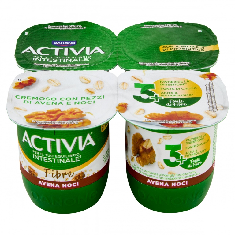 ACTIVIA FIBRE AVENA NOCI GR.125X4                 