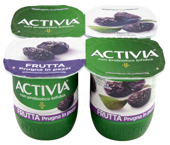 ACTIVIA PRUGNE IN PEZZI GR.125X4                  