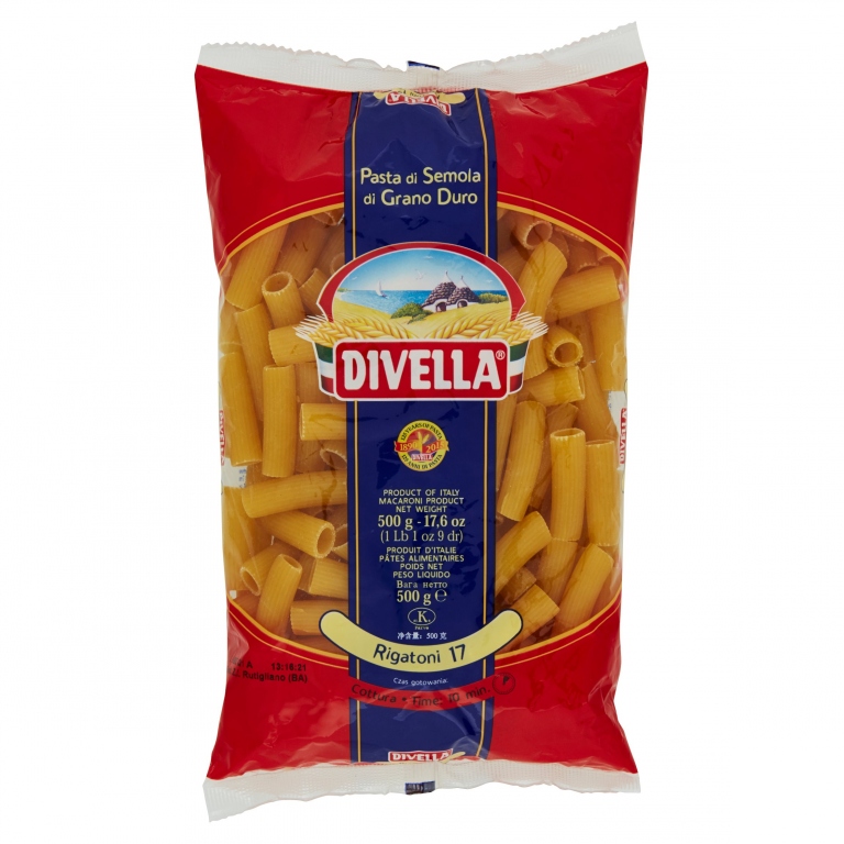 PASTA DIVELLA N.17 RIGATONI GR.500                