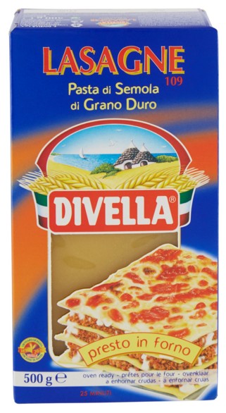 PASTA DIVELLA TIP.N.109 LASAGNE GR.500            