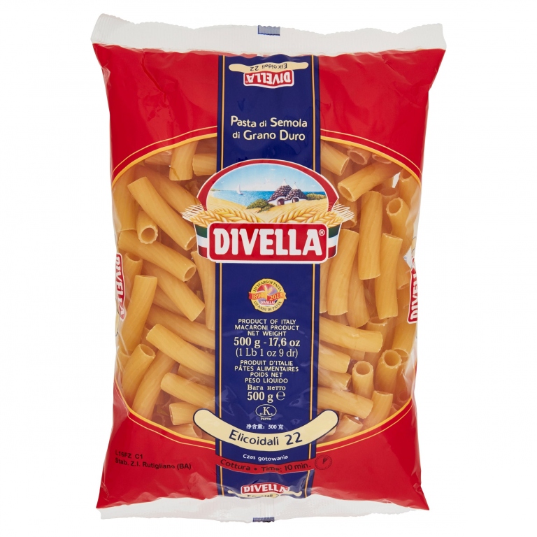 PASTA DIVELLA N.22 ELICOIDALI GR.500              