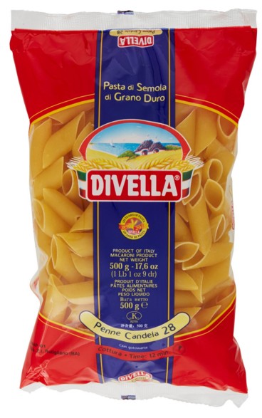 PASTA DIVELLA N.28 PENNE CANDELA GR500            