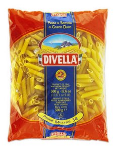 PASTA DIVELLA N.34 PENNE MEZZ.GR.500              