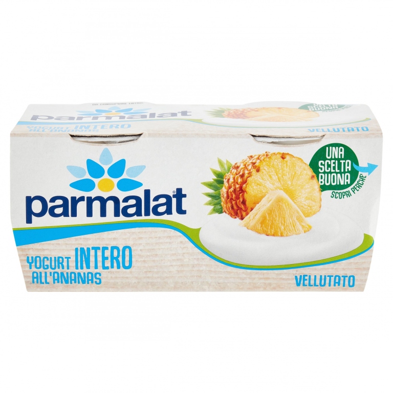 YOGURT PARMALAT ANANAS GR.125X2 VELLUTATO         