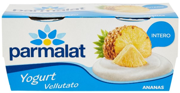 YOGURT PARMALAT ANANAS GR.125X2 VELLUTATO         