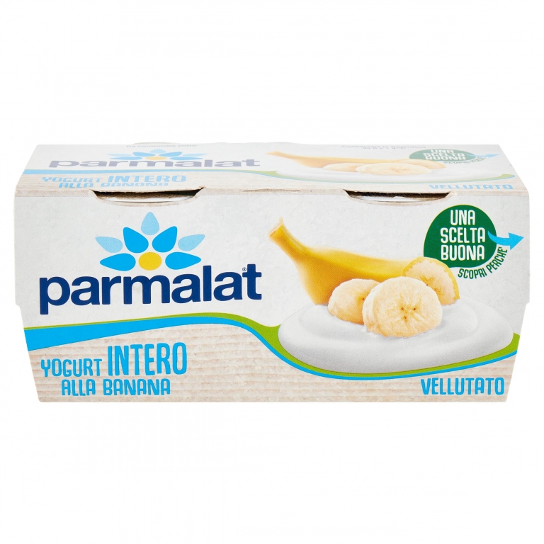 YOGURT PARMALAT BANANA GR.125X2 VELLUTATO         
